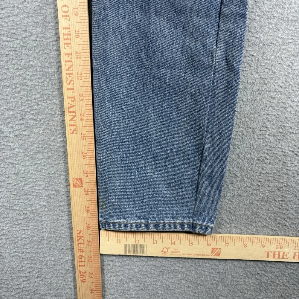 Vintage Levis 501 Button Fly Blue Denim Jeans Made In USA 32x30 Medium Wash 1991